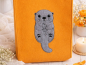 Preview: Otter - doodle Stickdatei